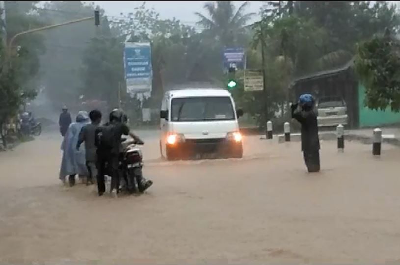 Hujan Deras Sejak Malam, Dua Dusun di Gunungkidul Terendam Banjir