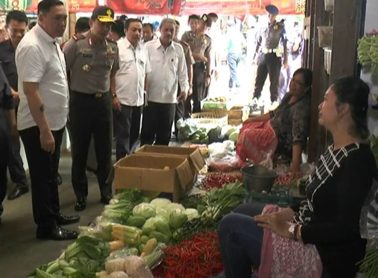 Jelang Natal dan Tahun Baru, Kapolda DIY Sidak Pasar Tradisional