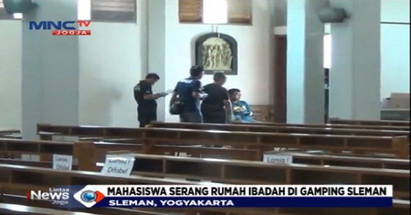Serang Jemaat Gereja dengan Pedang, Seorang Mahasiswa Ditembak