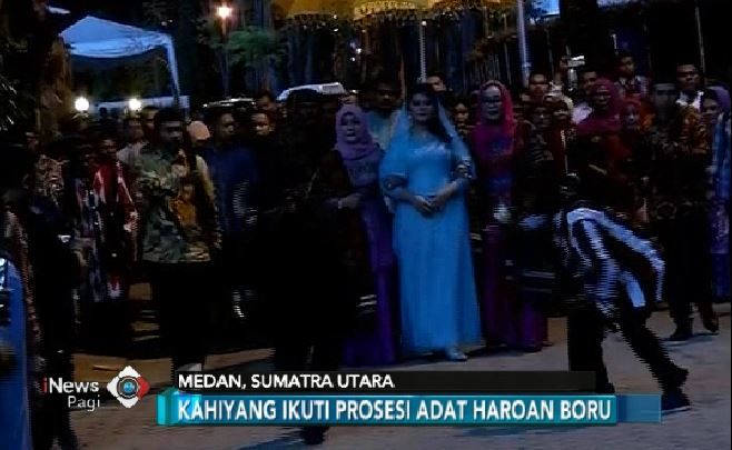 Kahiyang-Boby Jalani Prosesi Ngunduh Mantu