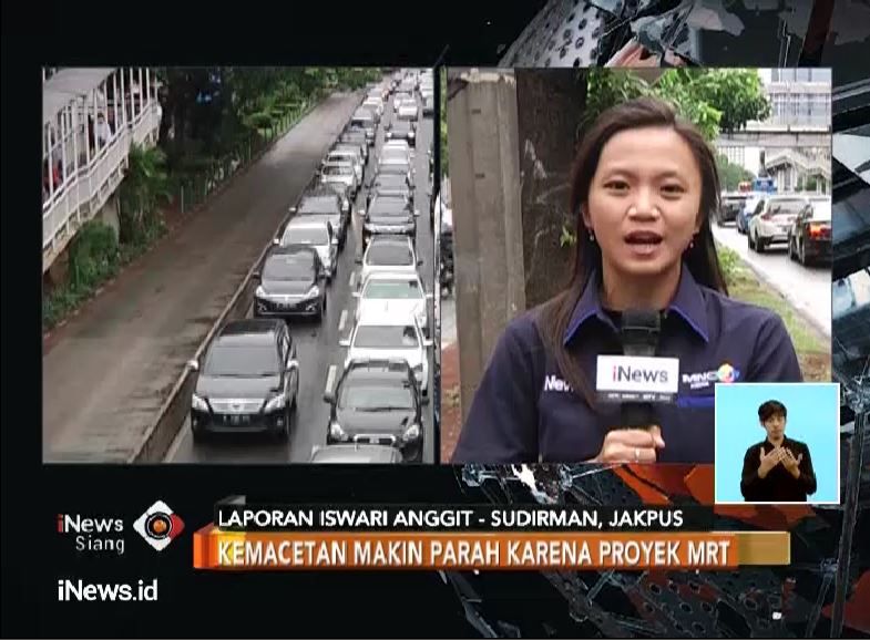 Proyek MRT Perparah Kemacetan di Sudirman