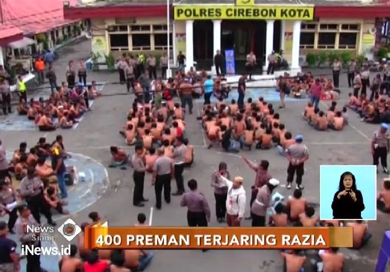 400 Preman Diciduk Polisi, 60 Orang Masih Anak di Bawah Umur