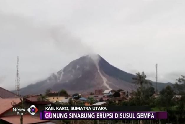 Erupsi Gunung Sinabung, Gempa Masih Mengguncang