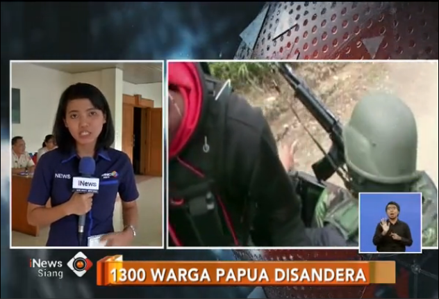 VIDEO: 1.300 Warga Papua Disandera, TNI , Polri Bentuk Tim