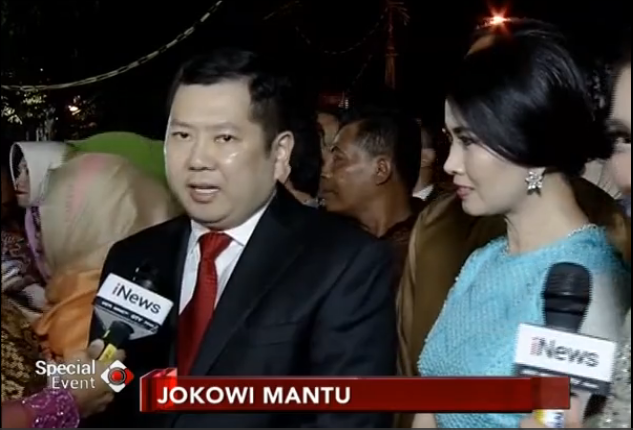 VIDEO: HT Hadiri Resepsi Pernikahan Putri Presiden Jokowi