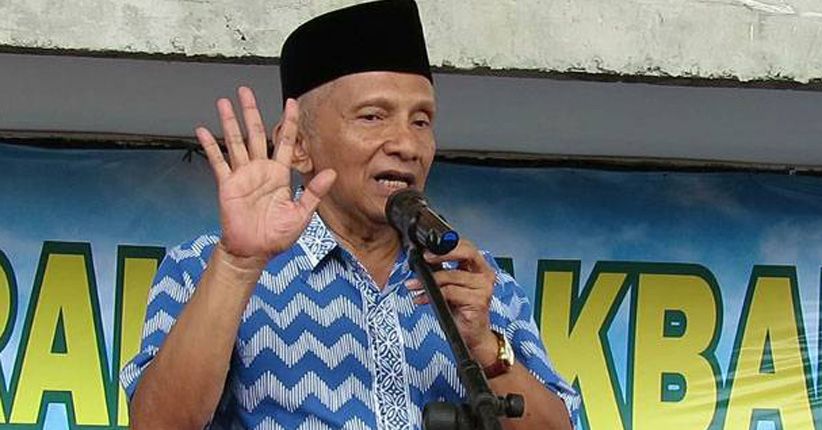 Kampanye Prabowo di Solo, Amien Rais: Pemimpin Harus Bisa Marah