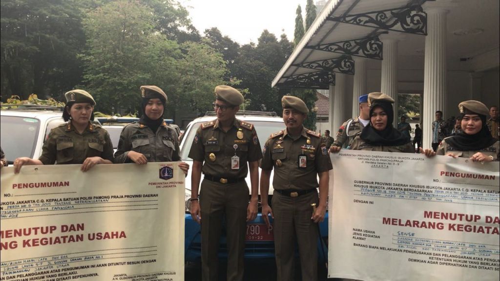 Eksekusi Diskotek Sense dan Exotic, Sandi Kerahkan Srikandi Satpol PP