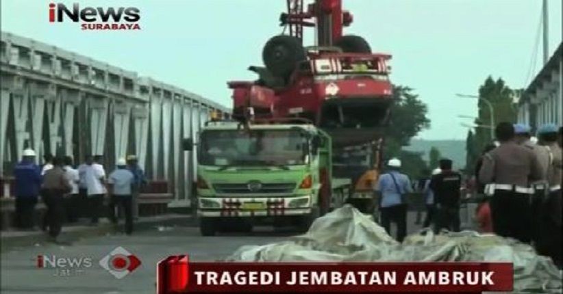 Labfor Intensif Selidiki Penyebab Ambruknya Jembatan Widang-Babat