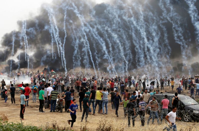 Puluhan Warga Palestina Ditembaki Tentara Israel di Gaza