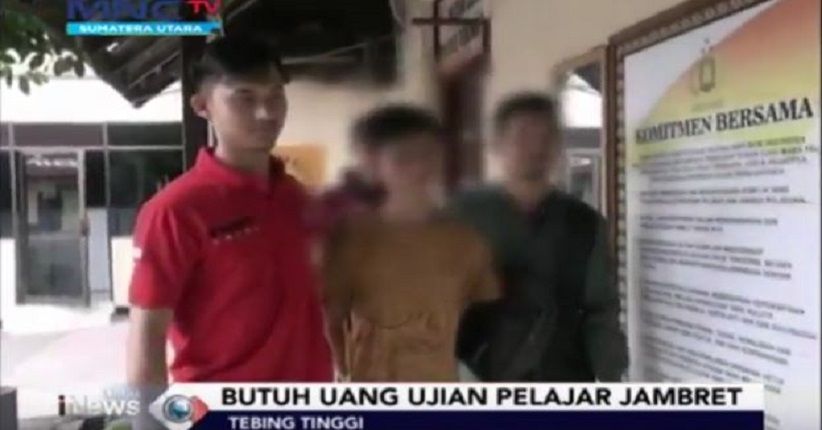Butuh Uang Bayar Ujian, Pelajar SMA di Tebingtinggi Nekat Menjambret