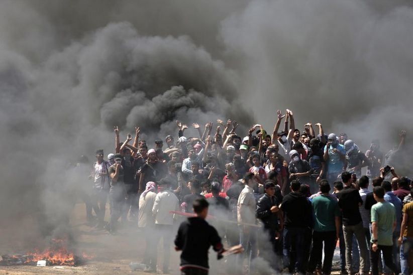 Warga Gaza Gelar Aksi Besar-besaran Jelang Pemindahan Kedubes AS