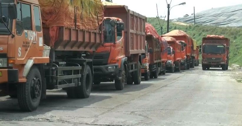 Ditinggal Mudik Warga, Volume Sampah Jakarta Menurun
