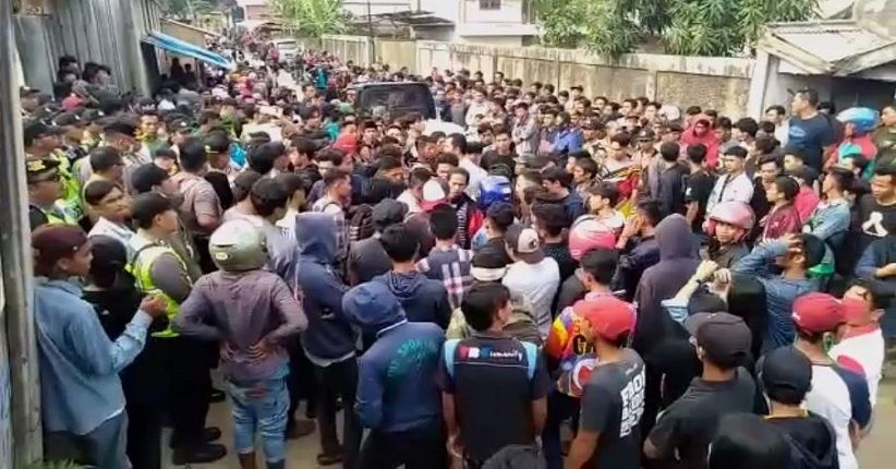 Demo Buruh Garmen Tuntut Upah di Sukabumi Ricuh, 5 Luka-Luka