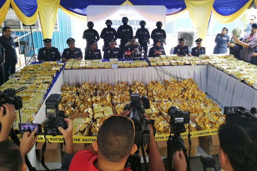 Malaysia Catat Sejarah, Sita 1,2 Ton Sabu-Sabu Senilai Rp250 Miliar
