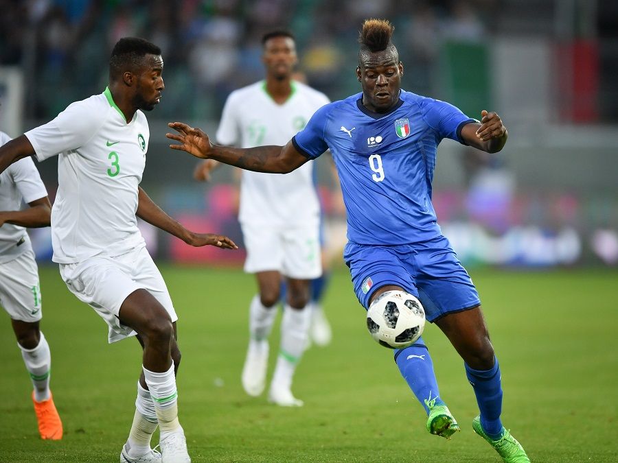 Balotelli Persembahkan Gol ke Gawang Arab Saudi untuk Astori