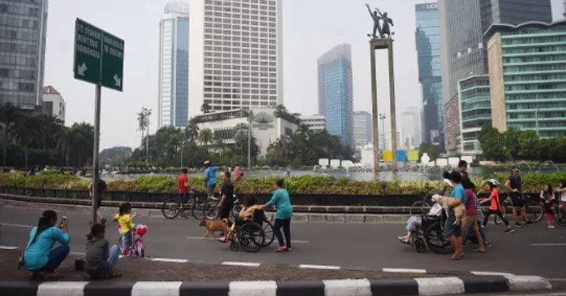 Berolahraga di CFD, Perhatikan 7 Protokol Kesehatan yang Harus Ditaati