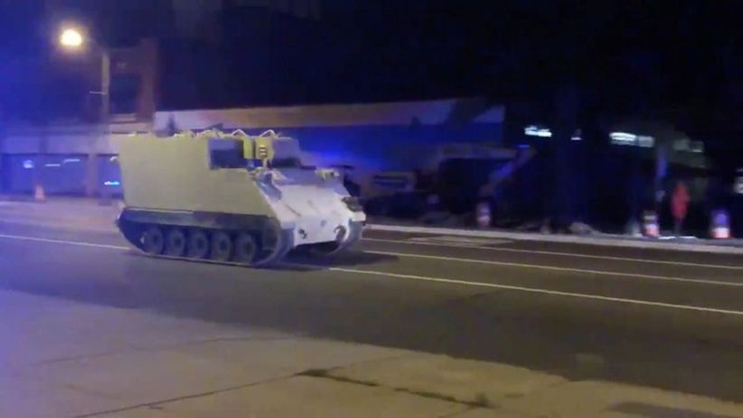 Tentara AS Bajak Kendaraan Tempur untuk Dipakai Jalan-Jalan di Kota