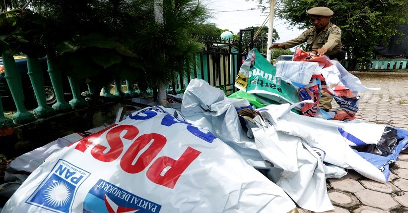 Warga di Bangka Tengah Diminta Tak Rusak Alat Peraga Kampanye Pilkada