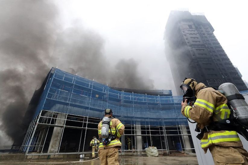 Proyek Apartemen di Korsel Terbakar, 2 Pekerja Tewas dan 37 Luka
