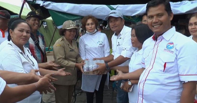 Perindo Berikan Bantuan Kemanusiaan ke Posko Pencarian KM Sinar Bangun