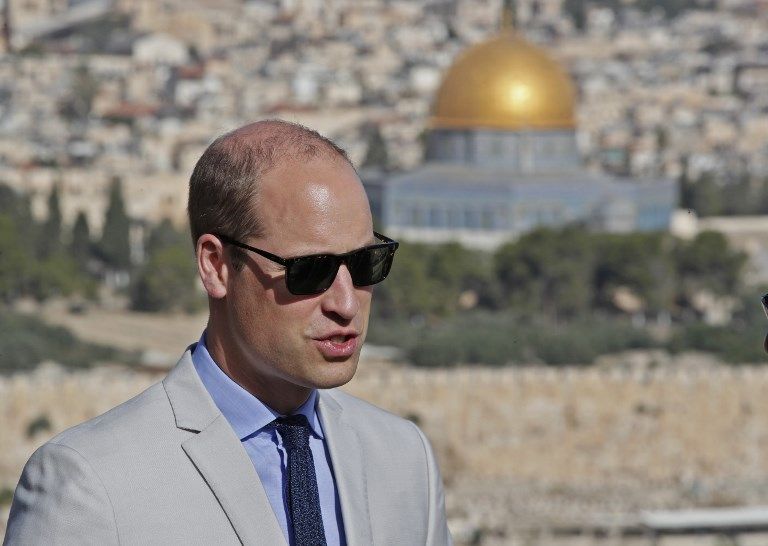Pangeran William Kunjungi Kompleks Masjid Al Aqsa