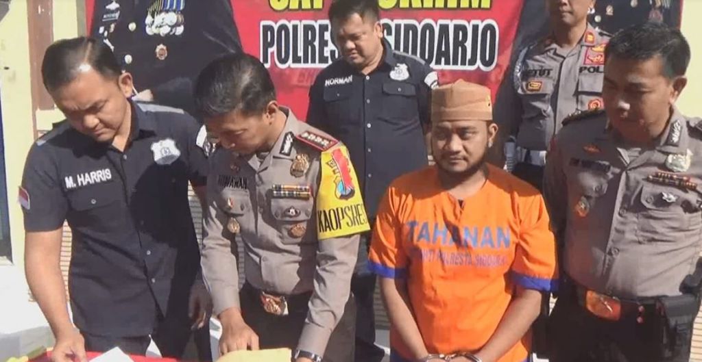 Peras Tempat Hiburan Malam, Oknum Wartawan di Sidoarjo Ditangkap