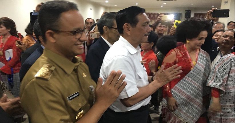 Di Depan Anies, Luhut Cerita Saat Keduanya Jadi Timses Jokowi-JK