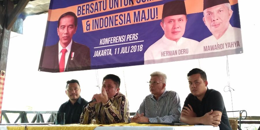 Menang Pilgub Sumsel, Herman-Mawardi Langsung Dukung Jokowi 2 Periode