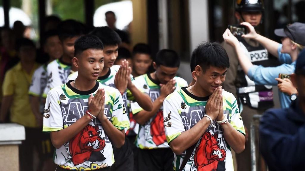 Fakta di Balik Jumpa Pers 12 Remaja Thailand yang Terjebak di Gua