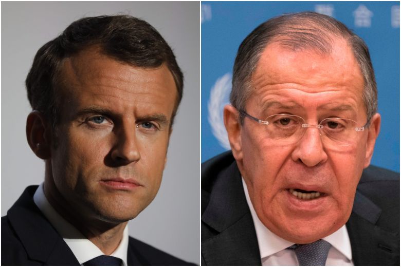 Presiden Prancis Macron Bertemu Menlu Rusia Bahas Suriah dan Ukraina