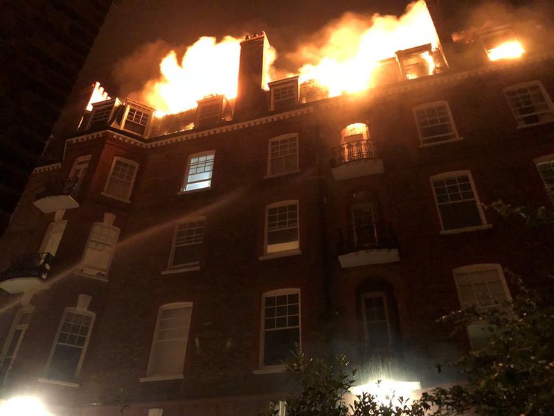 Kebakaran di Apartemen London, 2 Orang Berhasil Diselamatkan