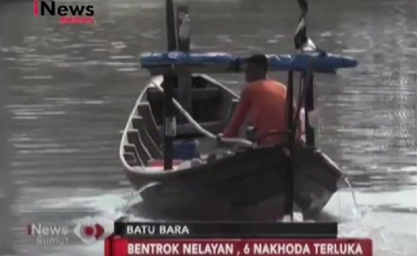 Nelayan asal Tanjung Balai dan Batubara Bentrok, 6 Orang Luka-Luka