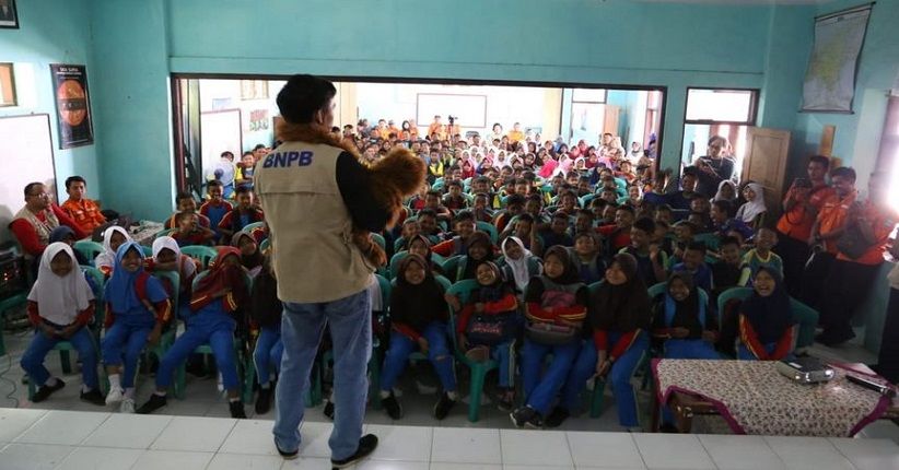 Edukasi Bahaya Tsunami, BPBD Pangandaran Sosialisasi Jargon 20-20-20