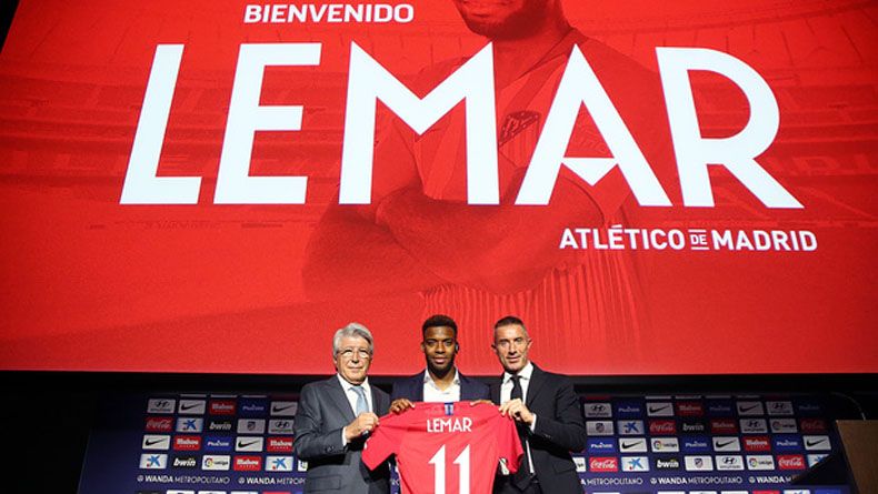 Resmi Diperkenalkan, Lemar Pilih Atletico karena 2 Orang Ini