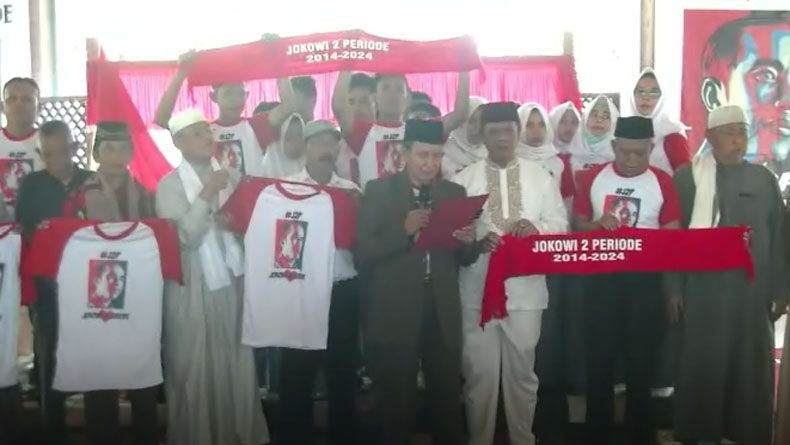 Ulama dan Warga di Cianjur Deklarasi Dukung Jokowi 2 Periode