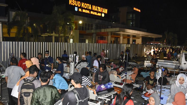 Total Pengungsi Gempa Lombok Diperkirakan Lebih dari 20.000 Jiwa