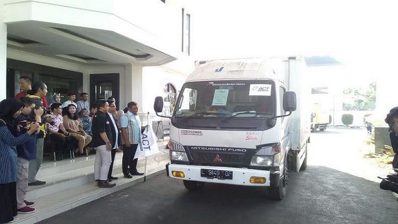 ACT Kirim 7 Kontainer Bantuan Bahan Pangan dari Warga Jabar ke Lombok