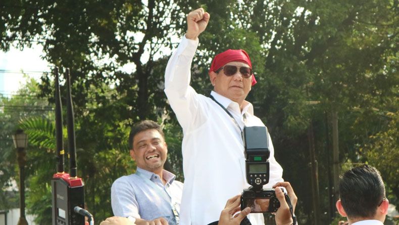 Orasi di Depan Buruh, Prabowo: Saya Tidak Akan Lupa dengan Kalian