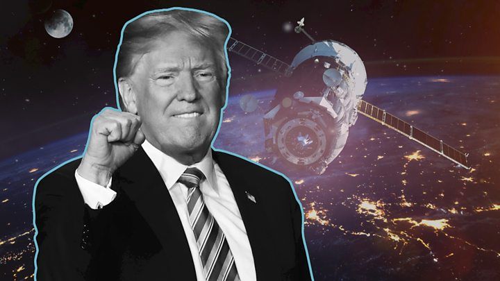 Lewat Email, Trump Minta Pendukung Pilih Logo Pasukan Luar Angkasa