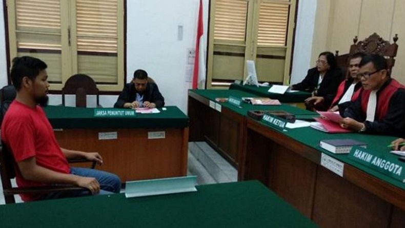 Eks Striker Timnas Indonesia asal Medan Divonis 1 Tahun Penjara