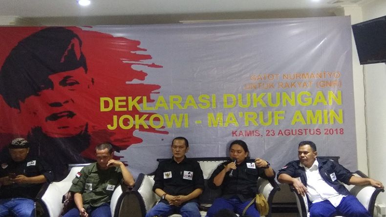Sah, Relawan Gatot Nurmantyo Dukung Jokowi-Maruf Amin