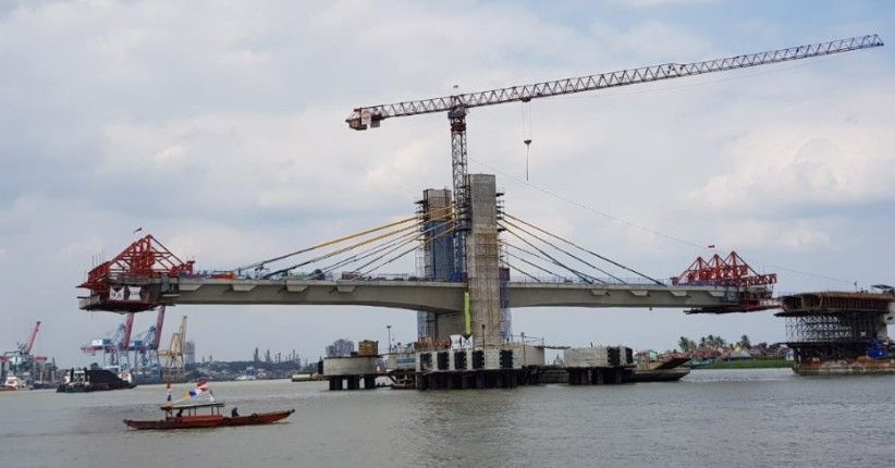 Molor, Jembatan Musi IV Ditargetkan Beroperasi November 2018