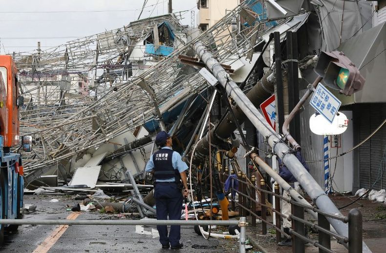 Hantaman Badai Jebi di Jepang, 9 Orang Tewas dan Bandara Ditutup