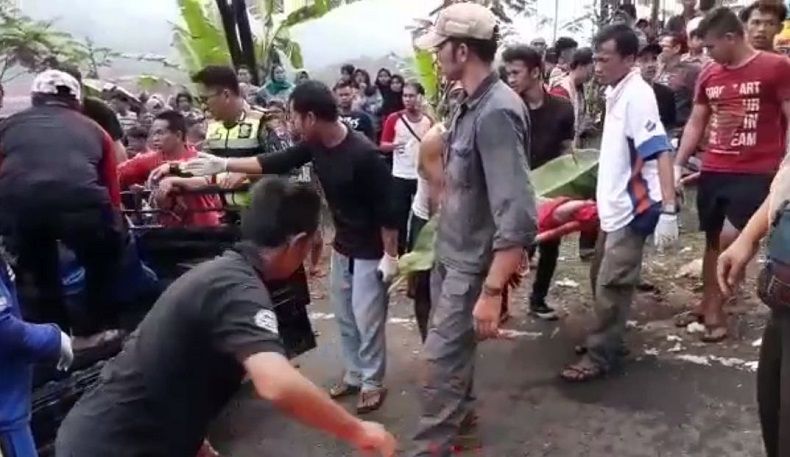 Polisi: Korban Tewas Insiden Bus Maut Sukabumi 21 Orang