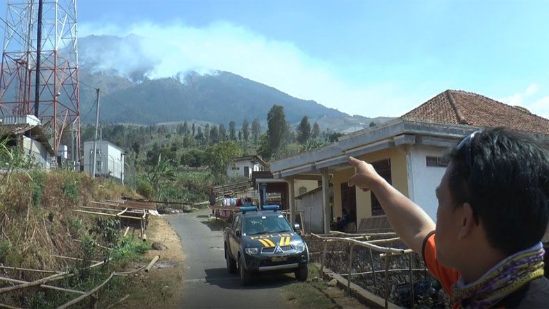 Hutan Gunung Sumbing Terbakar, 541 Pendaki Berhasil Dievakuasi