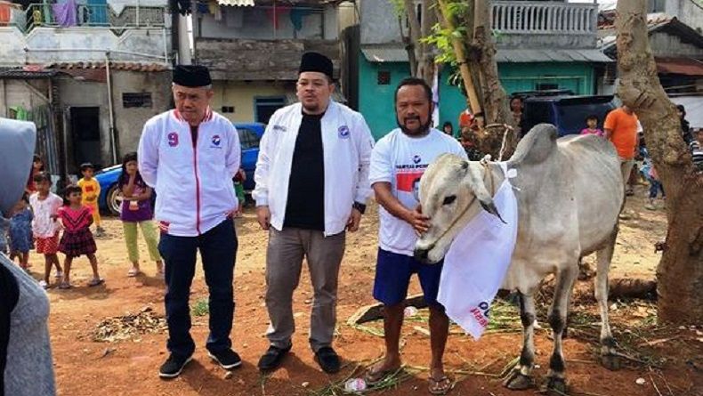 Sambut Tahun Baru Islam 1440 H, Partai Perindo Lampung Bagikan 2 Sapi
