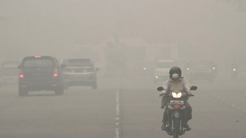 Kabut Asap di Banjarmasin Mulai Masuk Rumah Warga