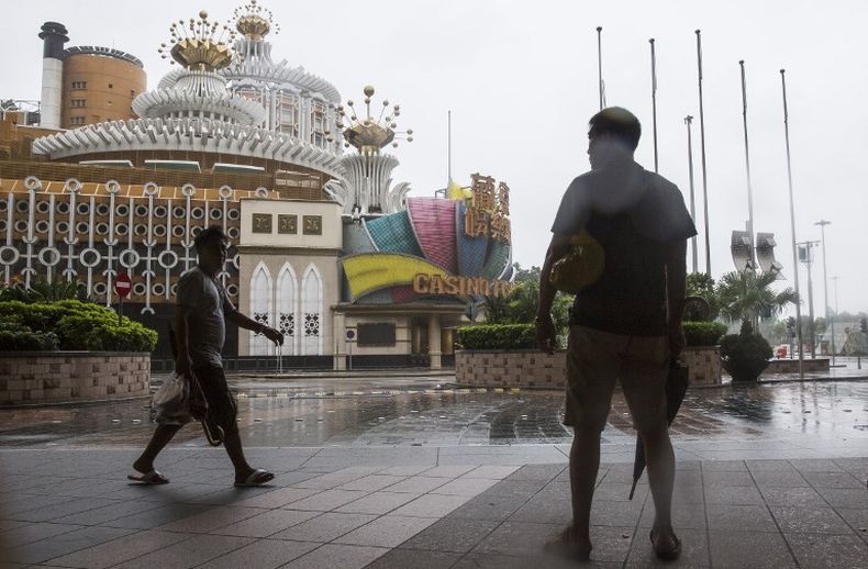 33 Jam Ditutup akibat Topan Mangkhut, Kasino di Macau Rugi Rp2,7 T