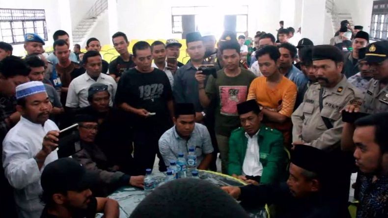 Kirab Satu Negeri GP Ansor di Langkat Dibubarkan Kesultanan dan Warga