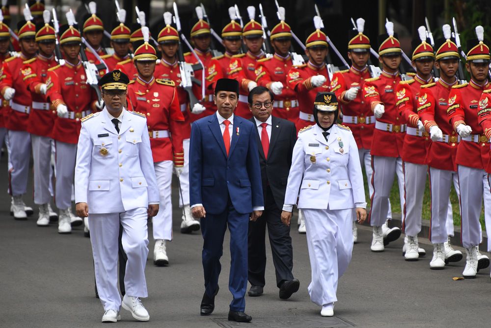 Dilantik Jokowi, Gubernur dan Wagub NTB Beda Sikap di Pilpres 2019
